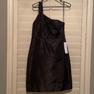 Black one-shoulder J Crew Dress